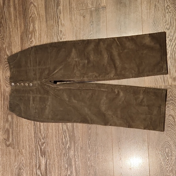 ❤️ HOUSE OF HARLOW 1960 CORDUROY HIGH RISE STRAIGHT LEG PANTS, 4 (27) - Picture 2 of 7